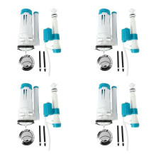 4X Marine Double Toilet Accessories Set Outlet Valve Old Fashioned Single Drain Valve Water Tank Fittings