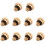 30PCS 10/24 Screw Thread Brass Misting Nozzle Plug Low Pressure Atomizing Mist Nozzle for Outdoor Cooling System 2