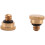 40PCS 10/24 Screw Thread Brass Misting Nozzle Plug Low Pressure Atomizing Mist Nozzle for Outdoor Cooling System 2