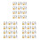 36 Pack  Padlock Small Padlock Solid Brass Locks with 3 Key for Luggage Lock,Backpack,Gym Locker Lock,Suitcase Lock 1