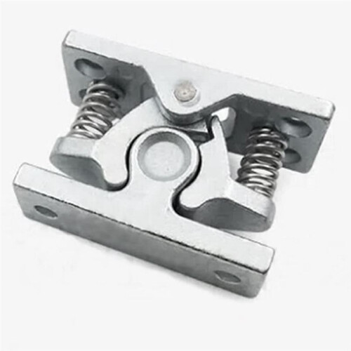 2Pcs Spring Loaded Door Easy Lock Stop Catch Release Clamp Double Roller Catch (Mp-3) 2