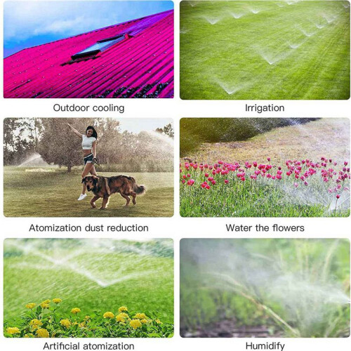 100PCS Adjustable Garden Drip Irrigation Misting Nozzle Micro-Flow Dripper Spray Gardening Tools 1