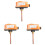 3X G1/2 Male Thread Hot Water Pipe Thermostat Temperature Controller 90 Celsius High Temperature Start Heating System 1