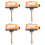 4X G1/2 Male Thread Hot Water Pipe Thermostat Temperature Controller 90 Celsius High Temperature Start Heating System 1