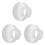 3X Ventilation Pipe Reducer Adapter Pipe Air Duct Adapter Pipe Connector for Inline Ventilation System(200-150mm) 1