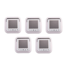 5X Tuya  Life Neuer WiFi-Thermostat DC5V Klimaanlage Timer Temperatur-Feuchtigkeitssensor LCD-Touchscreen-Controller
