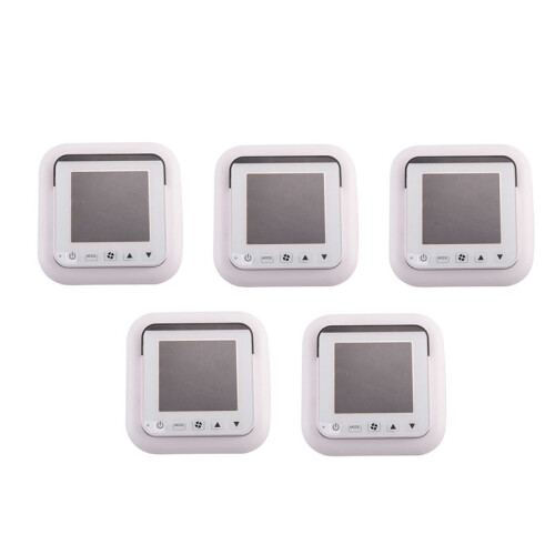 5X Tuya  Life Ny WiFi-Termostat DC5V Luftkonditionering Timer Temperatur Luftfuktighetssensor LCD Touch Screen Controller