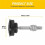 12 PCS Push Button Quick Release Hood Bonnet Pins Lock Clip Car Bumper  Kit 8