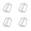 4 Pcs 50mm Slide Buckle Triglide Webbing Slider Strap Keeper for Harness Waist Strap Shoulder Strap Adjust 1