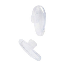 Soft Elliptical Silicon Nose Pad for Glasses (Transparent, 20 Pairs)