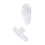 Soft Elliptical Silicon Nose Pad for Glasses (Transparent, 20 Pairs) 1