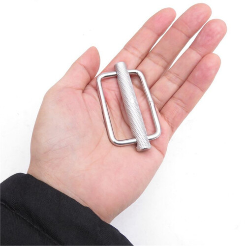 4 Pcs 50mm Slide Buckle Triglide Webbing Slider Strap Keeper for Harness Waist Strap Shoulder Strap Adjust 1