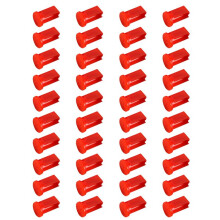 40PCS RC Agricultural Plant Protection UAV High Pressure Windproof Anti-Drift Flat Fan Spray Nozzles Red