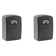 2X TUYA Key Box Storage Lock Box Life App Wall Mount Security Anti-Theft Lockbox-Password