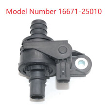 2X Coolant Water Control Valve 16671-25010 for Camry Avalon Highlander RAV4 Sienna Venza