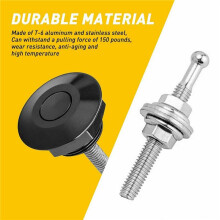 20 PCS Push Button Quick Release Hood Bonnet Pins Lock Clip Car Bumper Kit