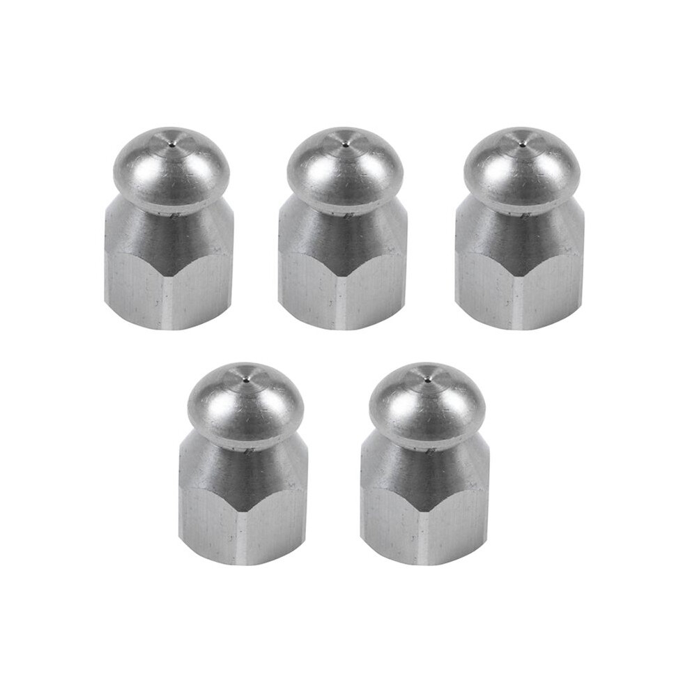 5X Pipe Jetter Pressure Washer Drain Sewer Cleaning Pipe Jetter Rotary Nozzle 5 Jet (1/4 Inch ) 6033692582206
