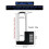 2X Combination Padlock Outdoor, Waterproof Heavy Duty Padlock with Code, Multifunctional Adjustable Long Padlock- Black 6