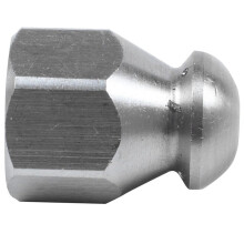 5X Pipe Jetter Pressure Washer Drain Sewer Cleaning Pipe Jetter Rotary Nozzle 5 Jet (1/4 Inch )