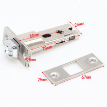 2X Pocket Door Lock Black Door Hardware Anti-Theft Lock Contemporary Privacy Square Door Lock Sliding with Keys