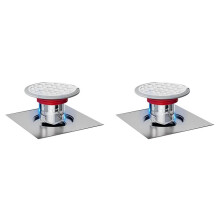 2X Shower Floor Drain Backflow Preventer-One Way Valve, Sewer Anti-Odor Cover(Installation Caliber:32-75mm/1.26-2.95 In)