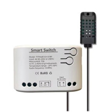 Tuya Life WiFi Interruptor Relé Monitoreo de Temperatura y Humedad Termostato Sensor Contacto Seco Pasivo CA 85-250 V
