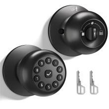 Door Knob with Lock,Keyless Entry Door Lock for Front Door, Keypad Door Locks,Auto Lock
