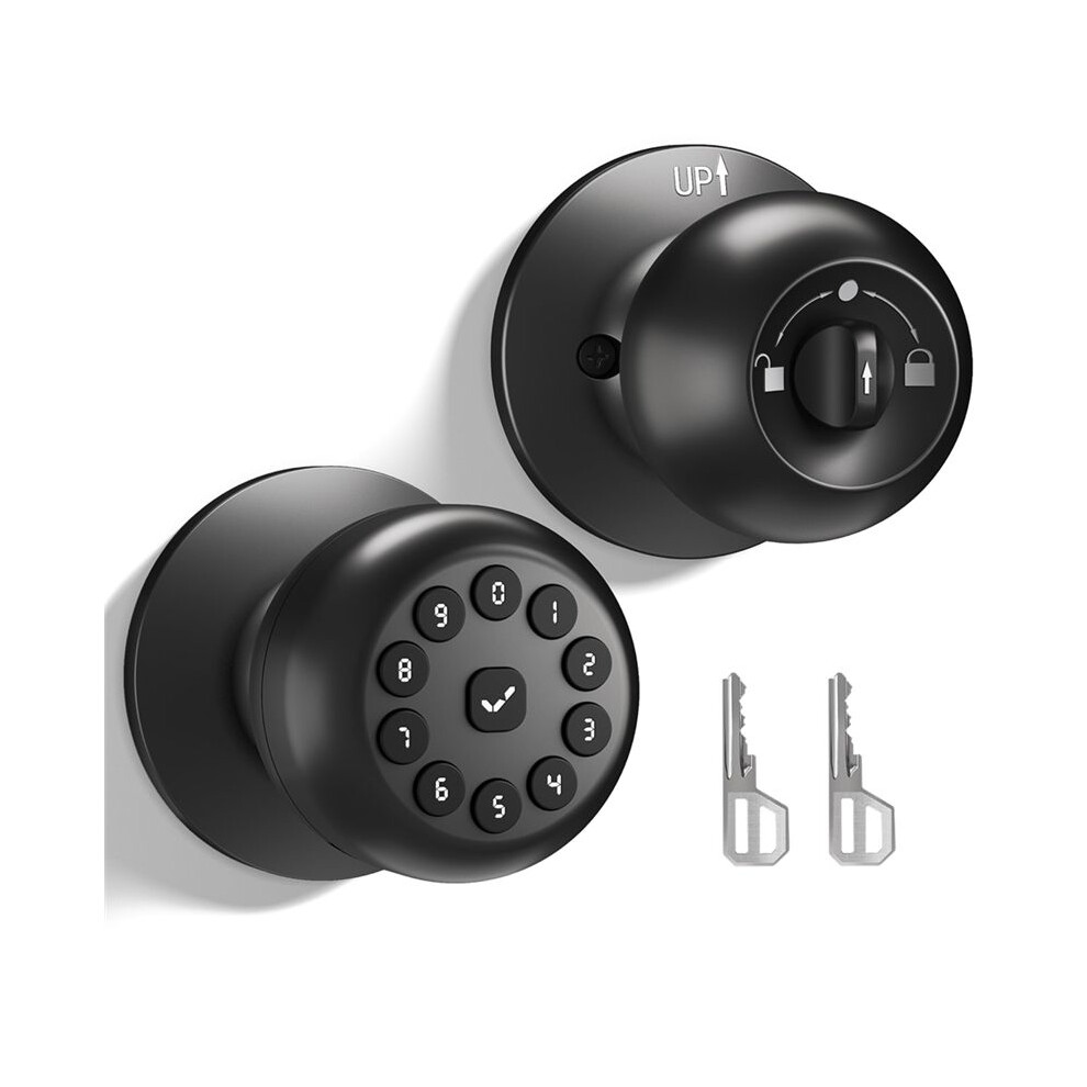 Door Knob With Lock,Keyless Entry Door Lock For Front Door, Keypad Door Locks,Auto Lock 6132123154965