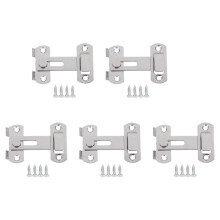 5X Hasp METAL Hasp Lock Sliding Door Lock for Window Cabinet Fitting