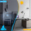 Programmable Digital Thermostat 3A Weekly Room Temperature Controller for Efficient Home Heating White Backlight 6