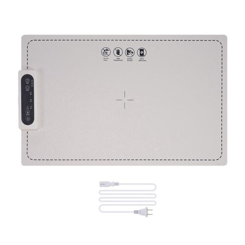 Foldable Flexible Silicone Household Table Hot Plate, 3-Speed Adjustable Temperature Food Heating Pad US Plug 1