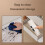 Foldable Flexible Silicone Household Table Hot Plate, 3-Speed Adjustable Temperature Food Heating Pad US Plug 6