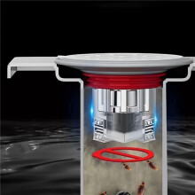 2X Shower Floor Drain Backflow Preventer-One Way Valve, Sewer Anti-Odor Cover(Installation Caliber:32-75mm/1.26-2.95 In)