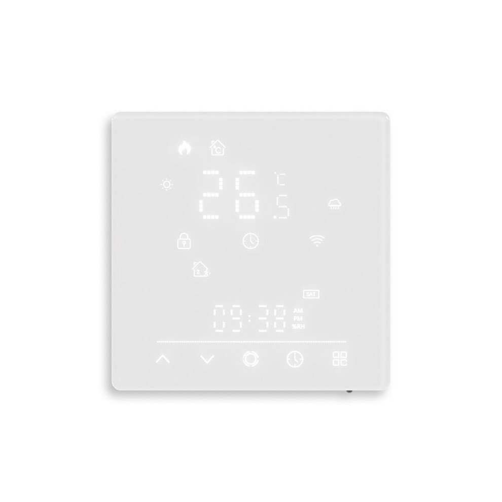 Tuya Wifi Matter Thermostat Boiler Heating Temperature Controller Support App Remote Control Alexa Voice Control White 6033072505023