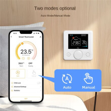 WiFi-Drahtlosthermostat RF433 Warmwasserbereitung Gaskesselthermostat mit Halterungsunterstützung Mobiltelefon-Fernbedienung