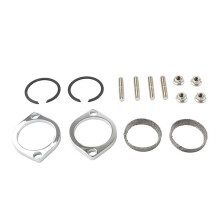 Exhaust Flange Install Kit Flanges Gaskets C-Clips Nuts Washers for Softail Sportster Dyna Touring 30-0205