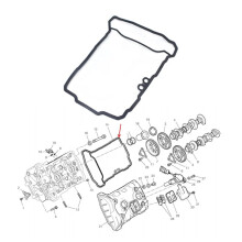 Junta de Culata Trasera de Motocicleta Junta de Tapa de Válvula Junta de Goma para Streetfighter Multistrada V4 V4S