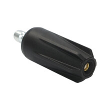 Universal Car Washing Machine Nozzle Rotating Turbo Jet Nozzle Connector 3600 PSI High Pressure Water Washer Black