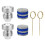 1.1mm Foam Cannon Orifice Nozzle and Foam Maker,Replacement Thread Nozzle Tips and Mesh Filter for Snow Foam 1