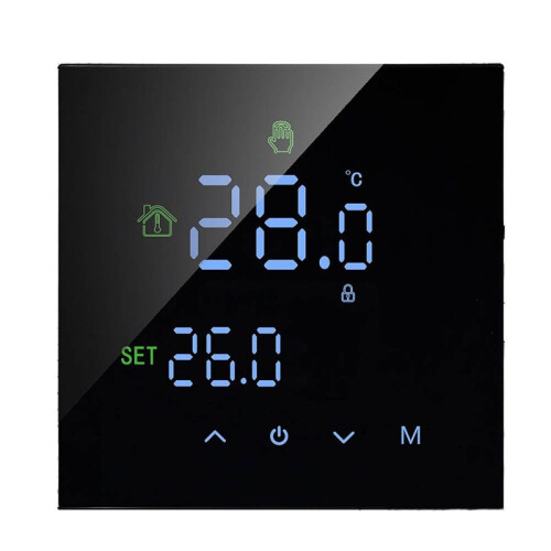 Tuya  WiFi Floor Water Heating Wall Boiler Heating Thermostat Programmable Voice Control Backlight Adjustable A