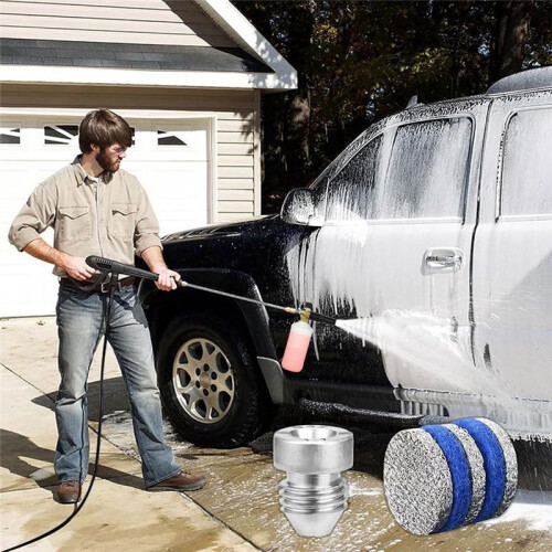 1.1mm Foam Cannon Orifice Nozzle and Foam Maker,Replacement Thread Nozzle Tips and Mesh Filter for Snow Foam 2