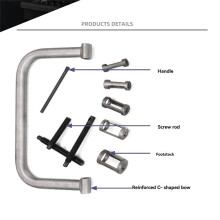 Valve Spring Dismounting Clamp Valve Spring Removal Pliers Compressor Gasket Replacement Clamp Dismounting Tool