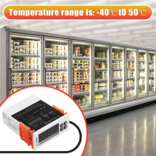 STC-8080A+ Digital Thermostat Temperature Controller Refrigerator Refrigeration Automatic Defrost Timer Single Probe
