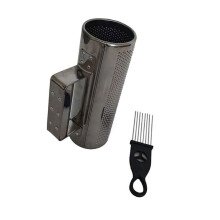 Metal Guiro Shaker with Scraper Percussion Instrument for Bright Tones and Music Training