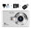 (32G Memory,Silver)Beginner Friendly 4k Digital Camera 16X Zoom Small Photography Camera Birthday Present 1