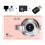(32G Memory, Pink) Beginner Friendly 4k Digital Camera 16X Zoom Small Photography Camera Birthday Present 1