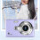 (32G Memory,Silver)Beginner Friendly 4k Digital Camera 16X Zoom Small Photography Camera Birthday Present 4