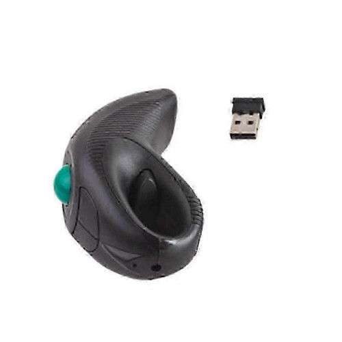Wireless Usb Trackball Mouse Thumb Control Portable 2