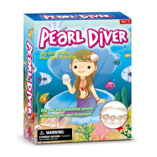 Pearl Mining Kit for Kids with Gem Excavation and Bracelet Making, STEAM Educational Toy Set