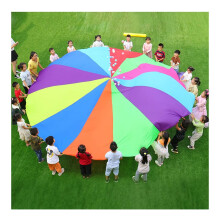 Play Parachute 7m for Large Group Teamwork Activities, Nursery Sensory Game for Kids and School